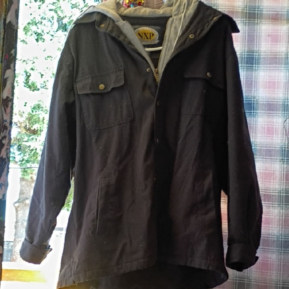 Black Utility Jacket Essential Outerwear